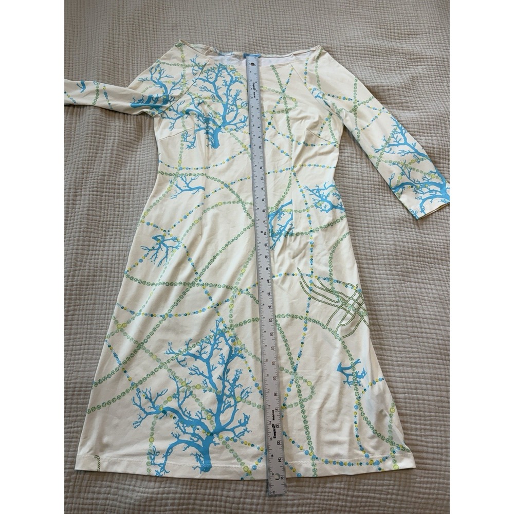 J. McLaughlin Dress Size XS Catalina Cloth Resort Nautical Coastal Beach Preppy - Picture 6 of 7